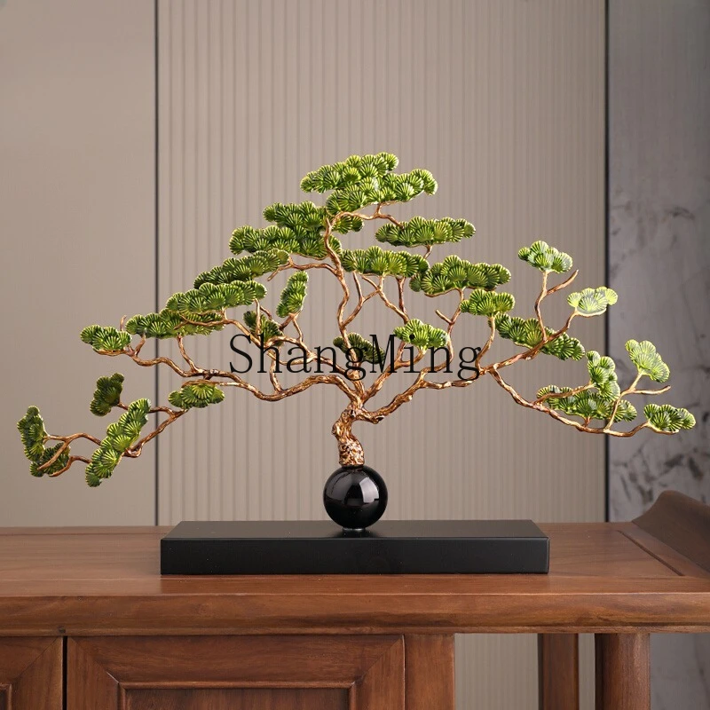 HJ new Chinese welcome pine ornament zen living room entrance wine cabinet office decoration high-end housewarming gift
HJ new Chinese welcome pine ornament zen living room entrance wine cabinet office decoration high-end housewarming gift
