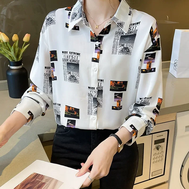 Fashion Korean Style Lady White Shirt Casual Long Sleeve Single-Breasted Blouse Top for Women Clothes
Fashion Korean Style Lady White Shirt Casual Long Sleeve Single-Breasted Blouse Top for Women Clothes