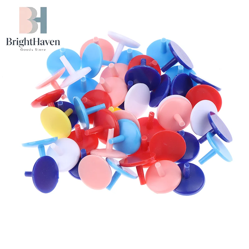 50Pcs/Pack Golf Ball Mark Portable Round Shaped Plastic Flat Golf Ball Position Markers Random Color Golf Accessories B.H
50Pcs/Pack Golf Ball Mark Portable Round Shaped Plastic Flat Golf Ball Position Markers Random Color Golf Accessories B.H