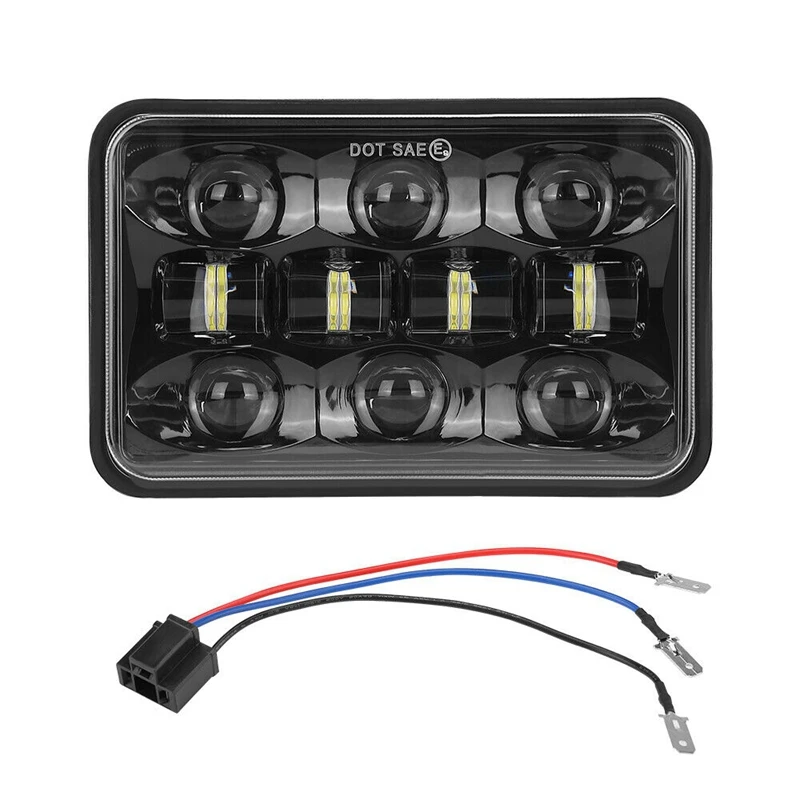 Car Modified Headlights Car LED Lights 120 Watts Square 5 Inches (4X6) LED Truck Headlights Universal
Car Modified Headlights Car LED Lights 120 Watts Square 5 Inches (4X6) LED Truck Headlights Universal
