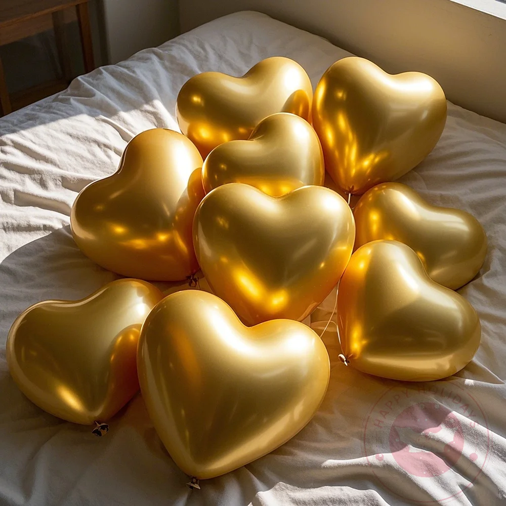 10/20/50pcs Metal Chromium Balloons Thickened Heart Love Metallic Gold Latex Helium Balloon Wedding Birthday Christmas Decor
10/20/50pcs Metal Chromium Balloons Thickened Heart Love Metallic Gold Latex Helium Balloon Wedding Birthday Christmas Decor