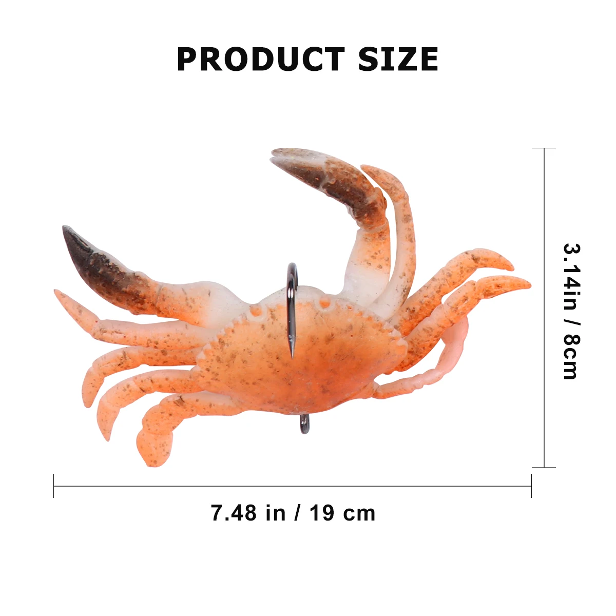 3pcs Artificial Crab Lure Vivid 3D Simulation Baits Durable Fishing Supplies Ideal Ocean Lake Reservoir Pond River Attract Fish
3pcs Artificial Crab Lure Vivid 3D Simulation Baits Durable Fishing Supplies Ideal Ocean Lake Reservoir Pond River Attract Fish