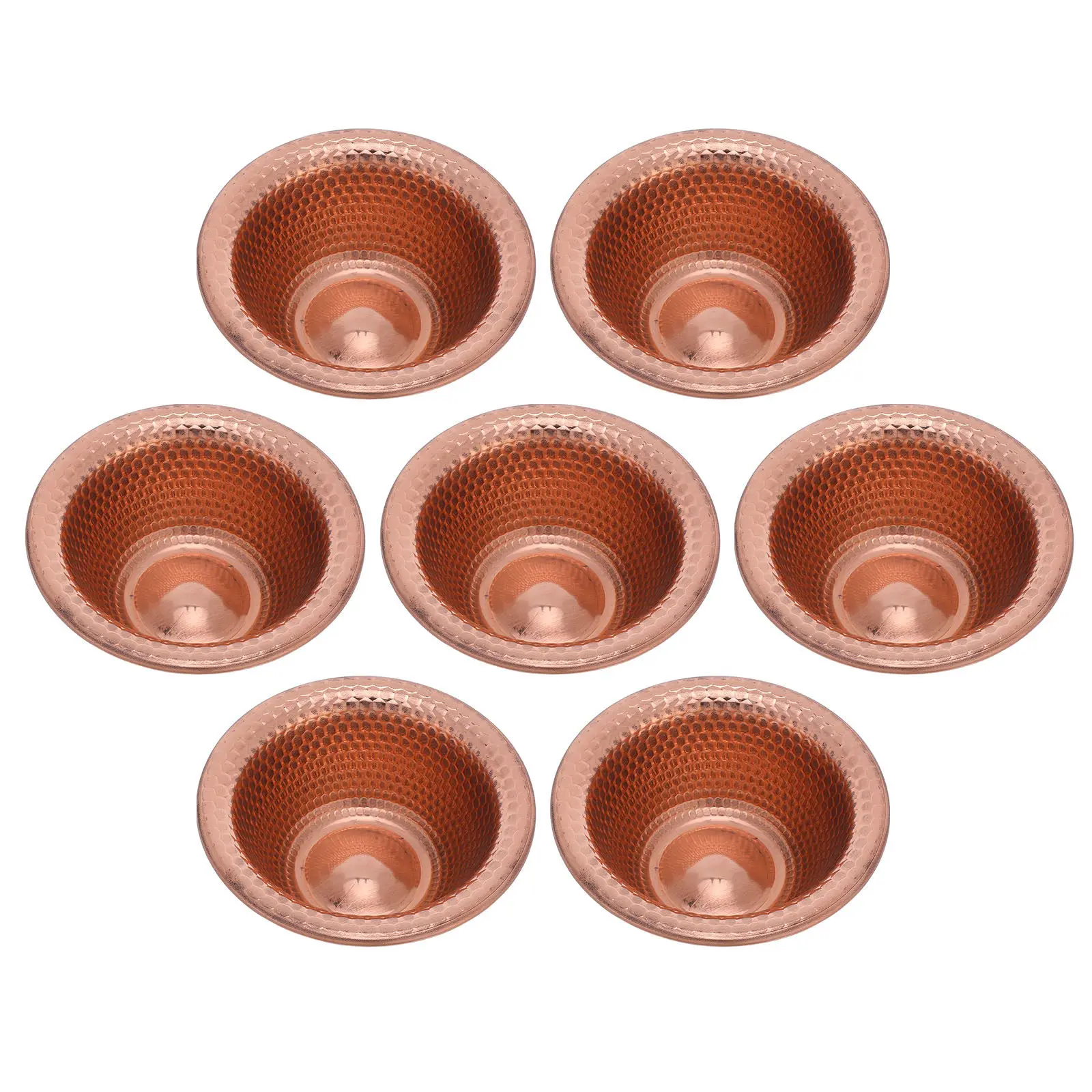 Набор из 7 традиционных индийских сервировочных чаш - Чаша для карри и риса с золотым покрытием под молотковую чеканку - Многофункциональная металлическая посуда для кухни и вечеринок
Набор из 7 традиционных индийских сервировочных чаш - Чаша для карри и риса с золотым покрытием под молотковую чеканку - Многофункциональная металлическая посуда для кухни и вечеринок