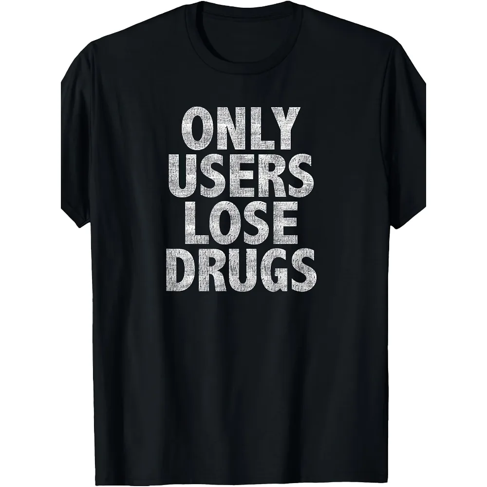 Only Users Lose Drugs Funny Weed T Shirt Unisex Casual Crew Neck Short Sleeve Tee Regular Fit Shirt for Suitable for Outdoor Enthusiasts and Daily Wear Playful Design
Only Users Lose Drugs Funny Weed T Shirt Unisex Casual Crew Neck Short Sleeve Tee Regular Fit Shirt for Suitable for Outdoor Enthusiasts and Daily Wear Playful Design