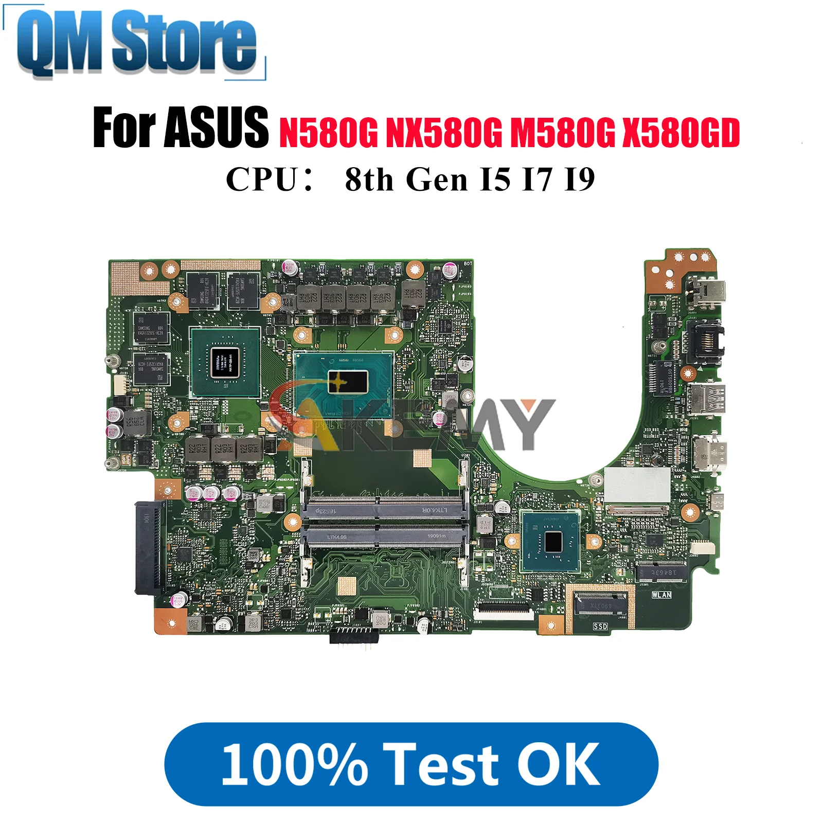 X580GD Laptop Motherboard For ASUS VivoBook N580G X580GD M580G NX580G X580G Notebook Mainboard With I5 I7 I9 CPU 112% tests OK
X580GD Laptop Motherboard For ASUS VivoBook N580G X580GD M580G NX580G X580G Notebook Mainboard With I5 I7 I9 CPU 112% tests OK