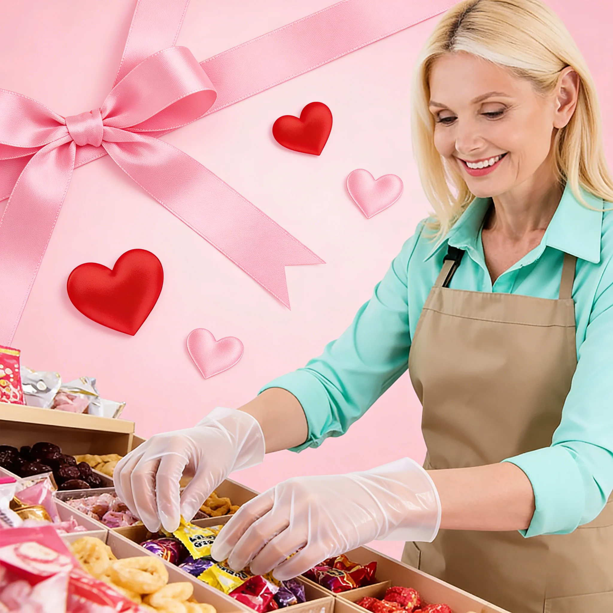 100 шт. пластиковых перчаток для приготовления пищи, одноразовые перчатки для вечеринок, кейтеринга, домашней кухни — незаменимы для подготовки ужина на День святого Валентина
100 шт. пластиковых перчаток для приготовления пищи, одноразовые перчатки для вечеринок, кейтеринга, домашней кухни — незаменимы для подготовки ужина на День святого Валентина