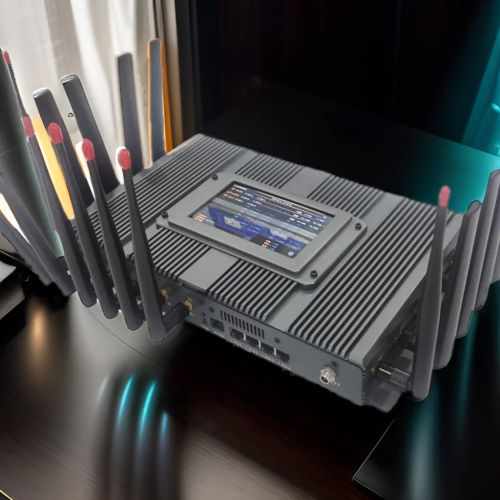 New LipRouter 4G/5G WiFi Bonding Router LTE Wireless Enterprise Router Card Slot Supports 2.4G WiFi WAN/LAN Interfaces
New LipRouter 4G/5G WiFi Bonding Router LTE Wireless Enterprise Router Card Slot Supports 2.4G WiFi WAN/LAN Interfaces