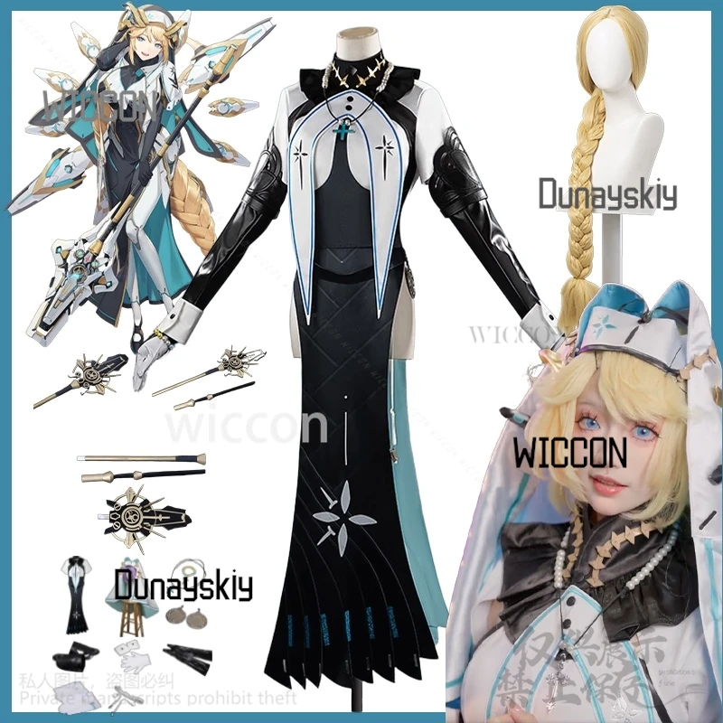 Princess Cosplay Game Goddess Of Victory NIKKE Anime Sexy Backless Nun Dress Gothic Punk Lolita Halloween Hat Props Customized
Princess Cosplay Game Goddess Of Victory NIKKE Anime Sexy Backless Nun Dress Gothic Punk Lolita Halloween Hat Props Customized