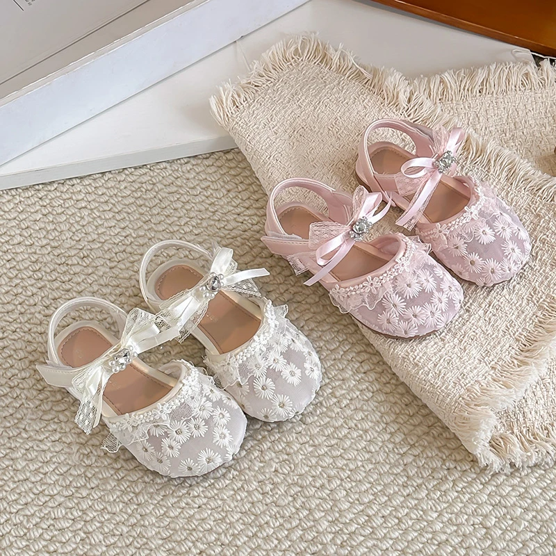 Girls Half Sandals with Lace Bow Children Toes Capped Princess Sandals Mesh Kids Summer Beach Shoes Soft Sole Size 21-30
Girls Half Sandals with Lace Bow Children Toes Capped Princess Sandals Mesh Kids Summer Beach Shoes Soft Sole Size 21-30