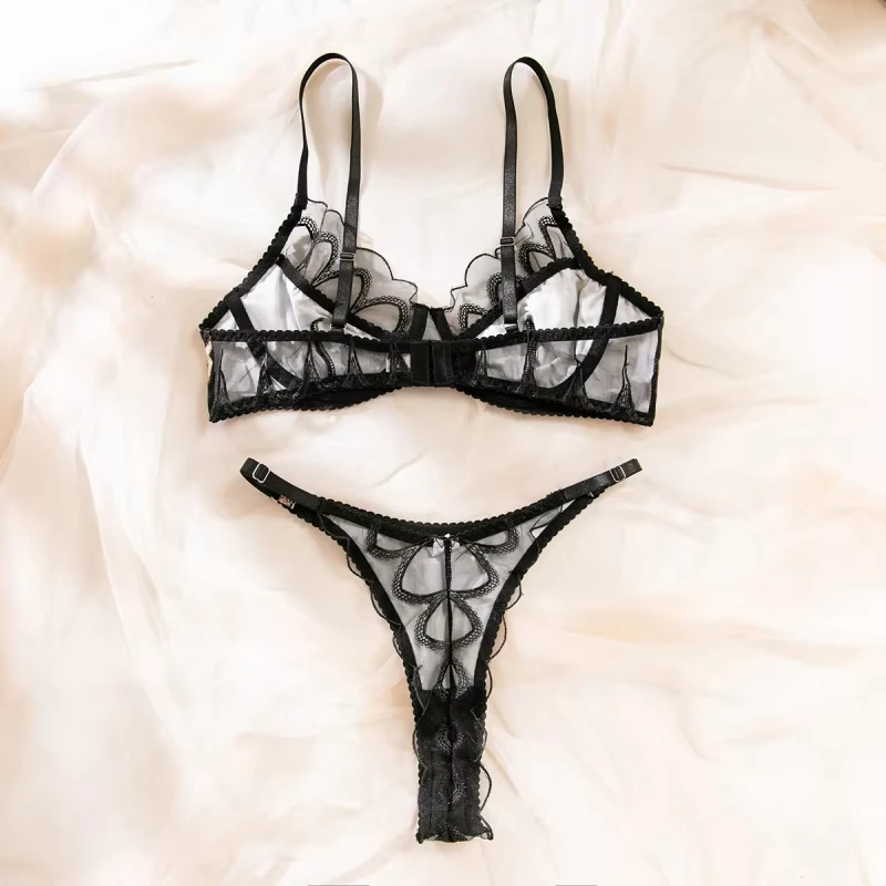 Bikini ultra-thin lace leopard print bra sexy comfortable lingerie pure desire set
Bikini ultra-thin lace leopard print bra sexy comfortable lingerie pure desire set