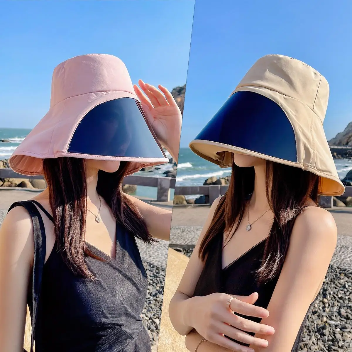 Women's Vehicle Sun Hat Full Face Coverage Outing Hat Cycling Windproof Summer Large Brim Hat Sunshade Hat
Women's Vehicle Sun Hat Full Face Coverage Outing Hat Cycling Windproof Summer Large Brim Hat Sunshade Hat