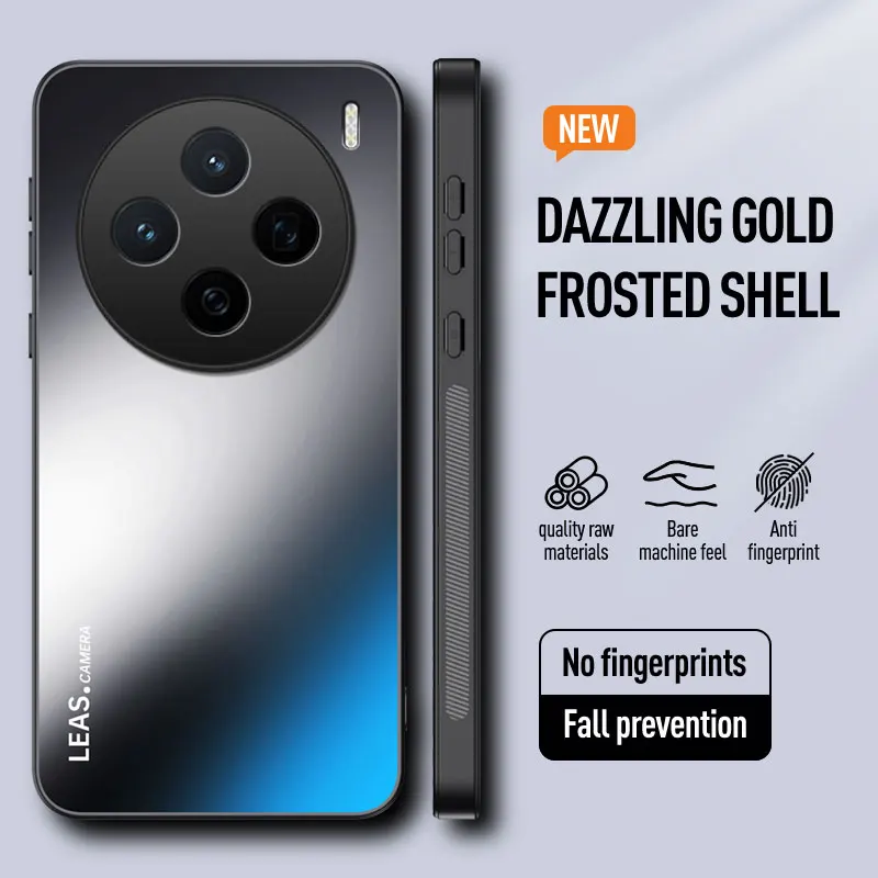 Case for vivo X200s 5G X 200s AG Frosted Dazzling Gold Silicone Protection Hard Shockproof Full Lens Phone Cover vivoX200s Shell
Case for vivo X200s 5G X 200s AG Frosted Dazzling Gold Silicone Protection Hard Shockproof Full Lens Phone Cover vivoX200s Shell