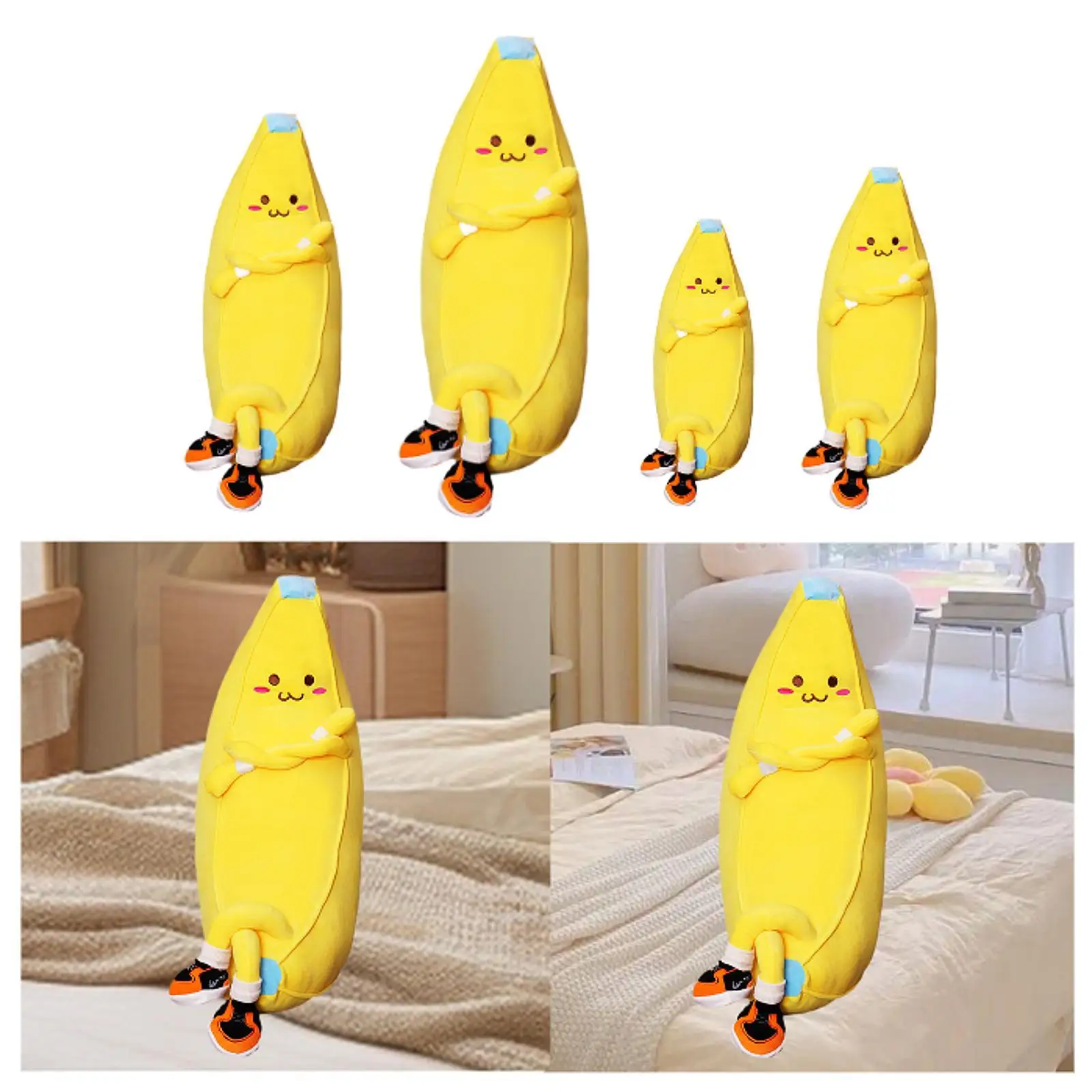 Banana Plush Toy Soft Decorative Comfortable Cute Companion Soft Doll Birthday Gift for Bedroom Sofa Bed Living Room Decoration
Banana Plush Toy Soft Decorative Comfortable Cute Companion Soft Doll Birthday Gift for Bedroom Sofa Bed Living Room Decoration