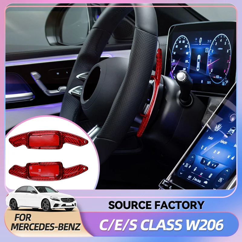 Внутренние наклейки на руль автомобиля, переключатель передач из углеродного волокна для Mercedes-Benz C/E/S Class W206 Facelift W213/S213/C238/A238
Внутренние наклейки на руль автомобиля, переключатель передач из углеродного волокна для Mercedes-Benz C/E/S Class W206 Facelift W213/S213/C238/A238