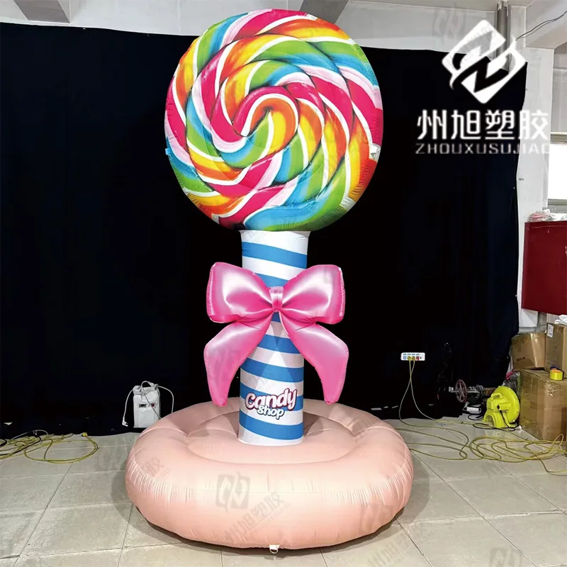 Inflatable candy bow lollipop gas model mall Square holiday atmosphere fantasy theme party decoration props
Inflatable candy bow lollipop gas model mall Square holiday atmosphere fantasy theme party decoration props