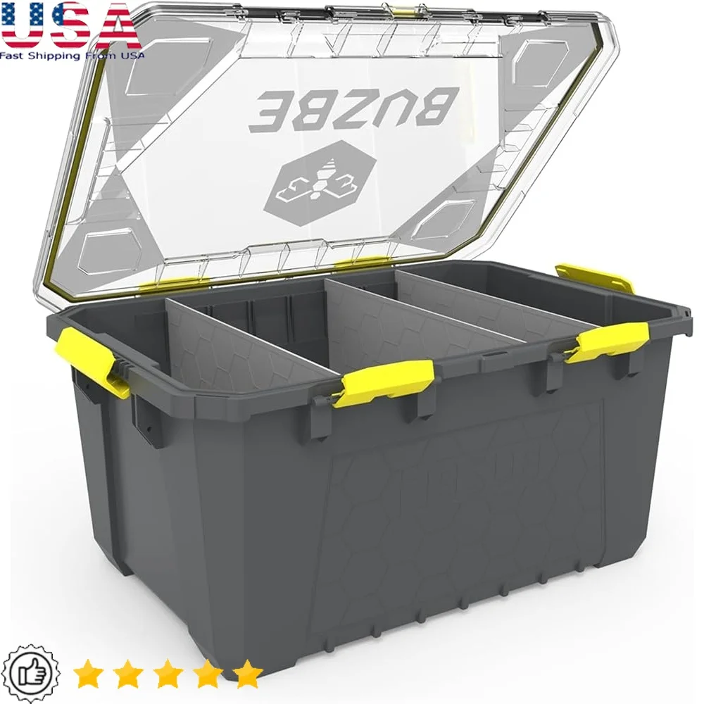 26 Modular Gear Case Waterproof Airtight Storage Bin Stackable Dividers Durable Outdoor Fishing Tools Craft Supplies
26 Modular Gear Case Waterproof Airtight Storage Bin Stackable Dividers Durable Outdoor Fishing Tools Craft Supplies