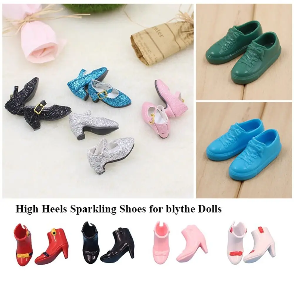 Fashion High Heels Crystal Shoes DIY Accessories Doll Gift Toys Doll Sparkling Shoes Rain Boot for azone ob24 Dolls
Fashion High Heels Crystal Shoes DIY Accessories Doll Gift Toys Doll Sparkling Shoes Rain Boot for azone ob24 Dolls