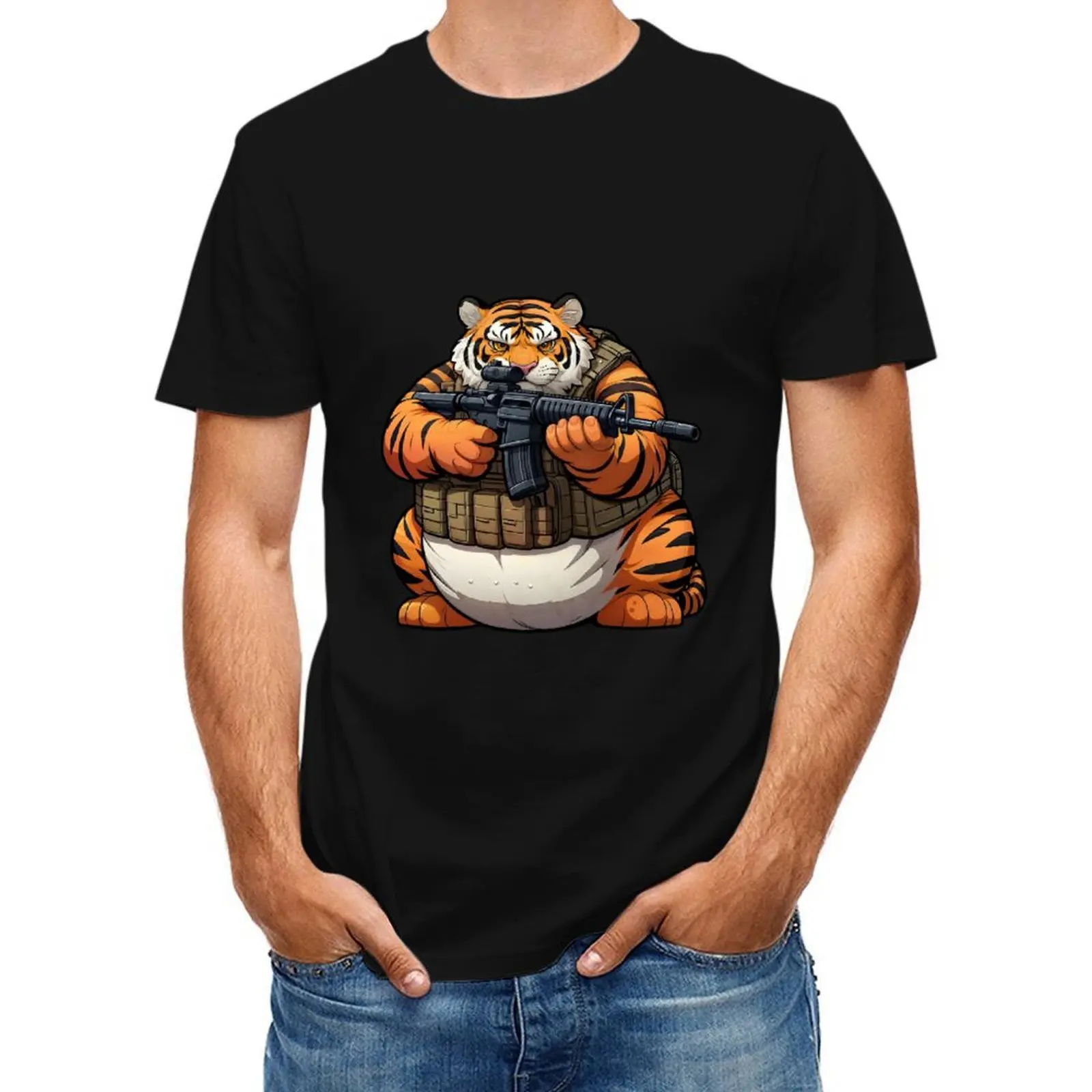 Tactical Tiger T-Shirt Funny t-shirts Man t-shirt croswit shirt man plus size men clothing
Tactical Tiger T-Shirt Funny t-shirts Man t-shirt croswit shirt man plus size men clothing