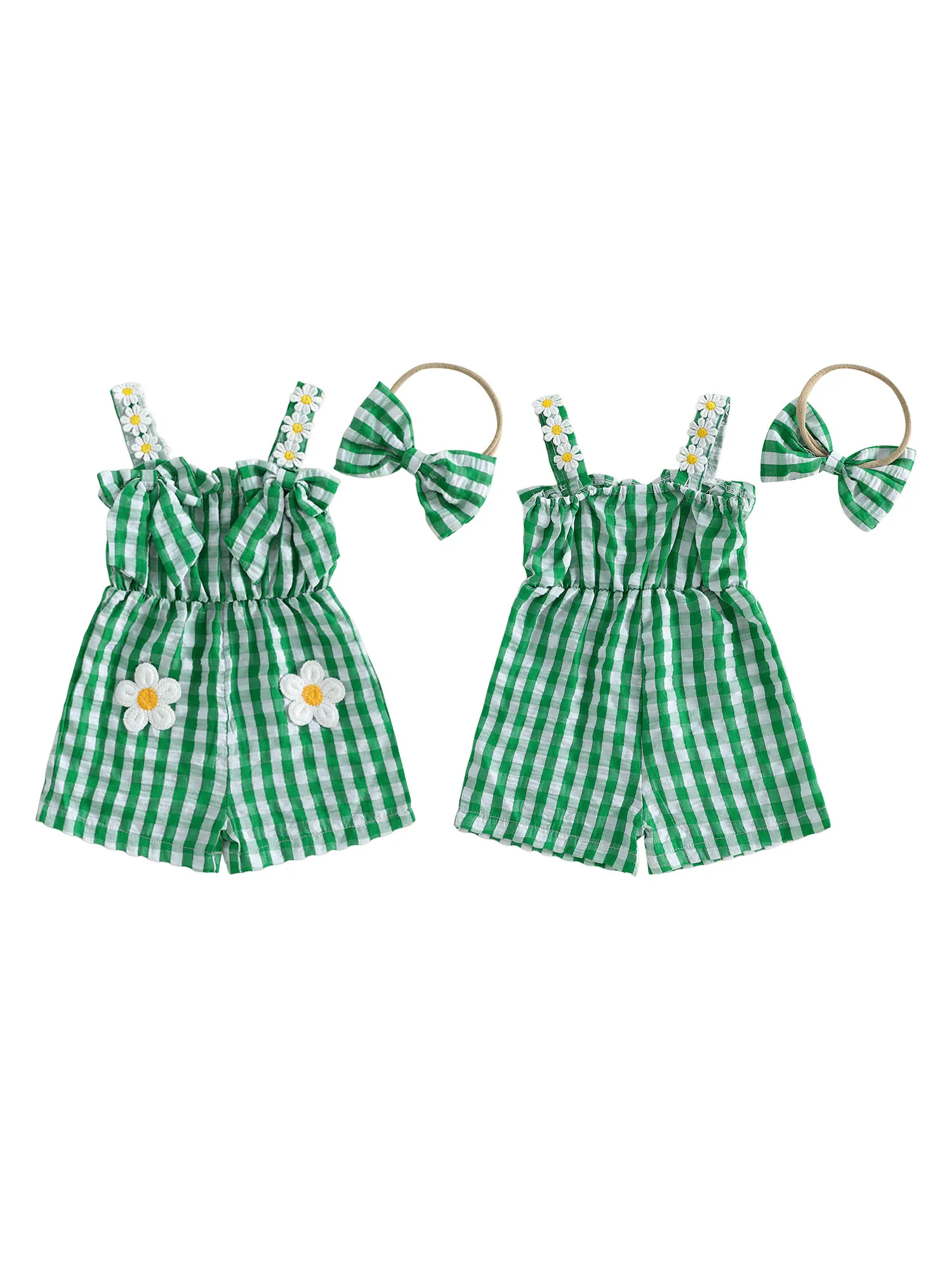 Adorable Baby Girls Denim Overalls Set with Ruffle Sleeve Top and Matching Headband Stylish Outfit for Summer
Adorable Baby Girls Denim Overalls Set with Ruffle Sleeve Top and Matching Headband Stylish Outfit for Summer