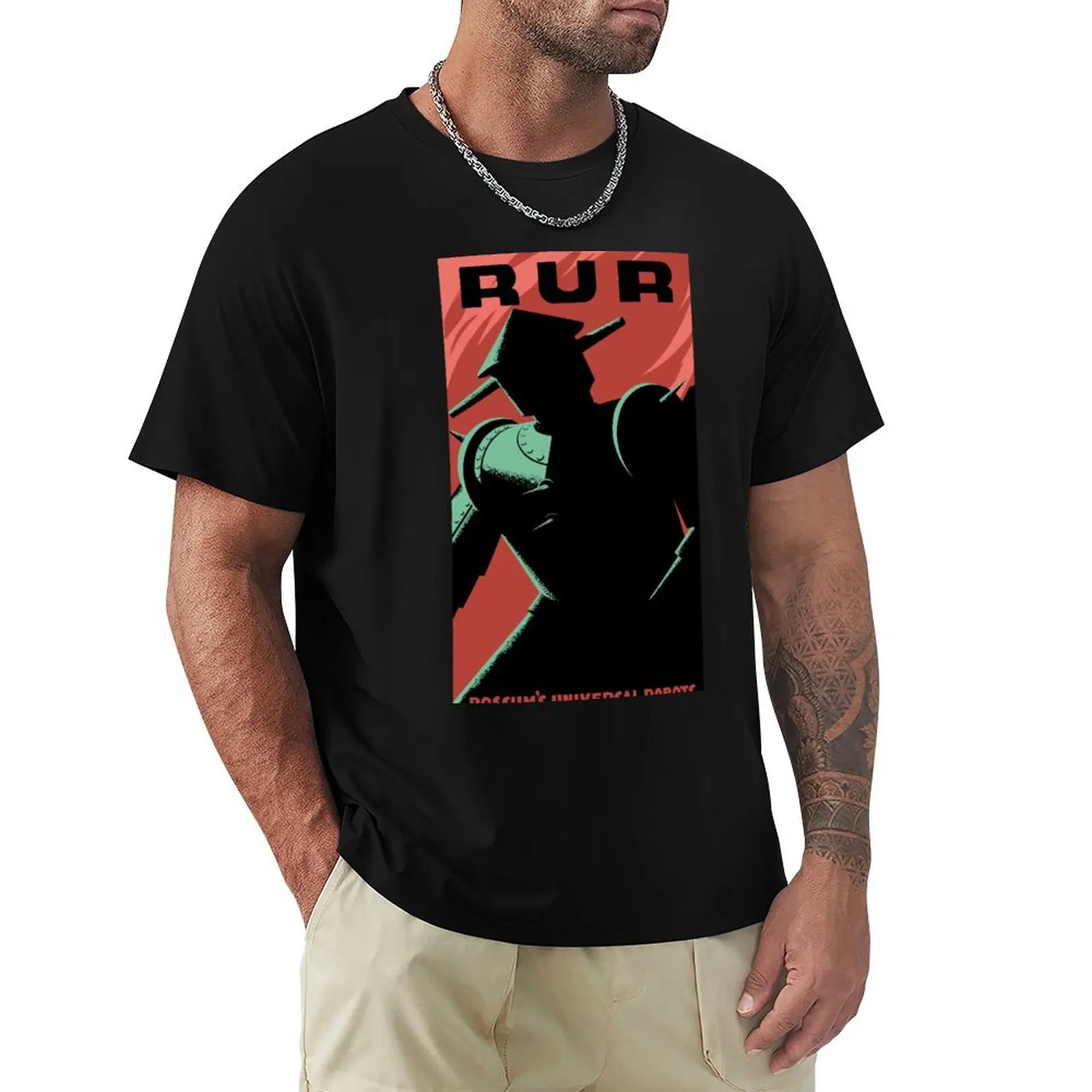 RUR - Rossum's Universal Robots Theater Poster T-Shirt blacks Clothing tee shirts for men
RUR - Rossum's Universal Robots Theater Poster T-Shirt blacks Clothing tee shirts for men