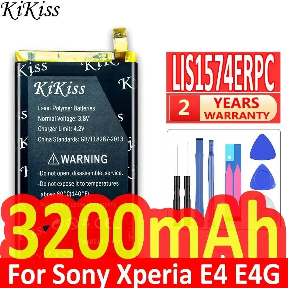 Аккумулятор мобильного телефона LIS1574ERPC 3200 мАч для Sony Xperia E4 E4G Dual E2104 E2105 E2114 E2115 E2124 E2003 E2006 E2053 E2033 E2043
Аккумулятор мобильного телефона LIS1574ERPC 3200 мАч для Sony Xperia E4 E4G Dual E2104 E2105 E2114 E2115 E2124 E2003 E2006 E2053 E2033 E2043