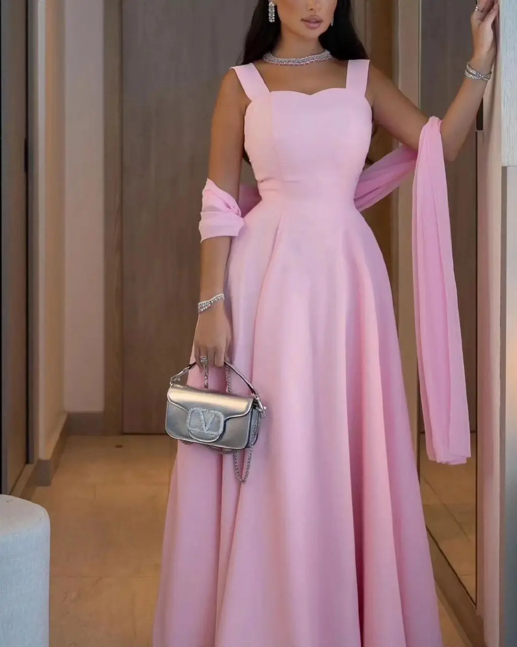 Customized Elegant Pink Sweetheart Prom Dresses Sleeveless Pleated Floor Length Party Dresses Evening Dresses
Customized Elegant Pink Sweetheart Prom Dresses Sleeveless Pleated Floor Length Party Dresses Evening Dresses