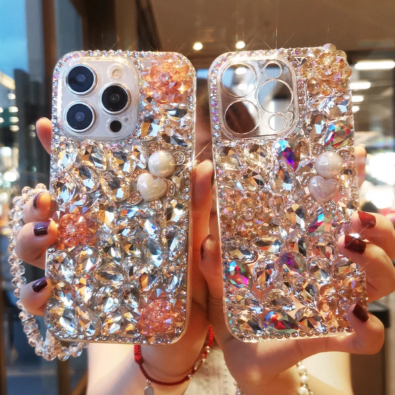 Женский чехол для iPhone 14 promax Water Diamond Flower Bear с кристальным ремешком для iPhone 14, роскошный чехол с драгоценными камнями
Женский чехол для iPhone 14 promax Water Diamond Flower Bear с кристальным ремешком для iPhone 14, роскошный чехол с драгоценными камнями