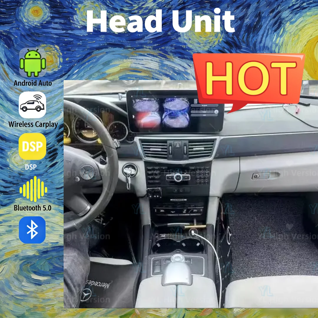Android 13 Wireless CarPlay Auto Radio For Mercedes Benz E Class W212 2009-2016 Car Multimedia Player GPS Navigation DSP BT 5.0
Android 13 Wireless CarPlay Auto Radio For Mercedes Benz E Class W212 2009-2016 Car Multimedia Player GPS Navigation DSP BT 5.0