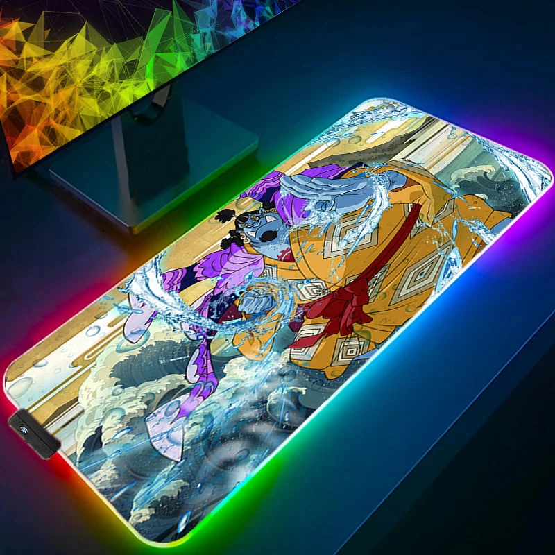 RGB Mouse pad one piece Jinbe professional eSports game players Speed Lock Edge Rubber Desk LED 800x300 Mousepad Keyboard Mat
RGB Mouse pad one piece Jinbe professional eSports game players Speed Lock Edge Rubber Desk LED 800x300 Mousepad Keyboard Mat