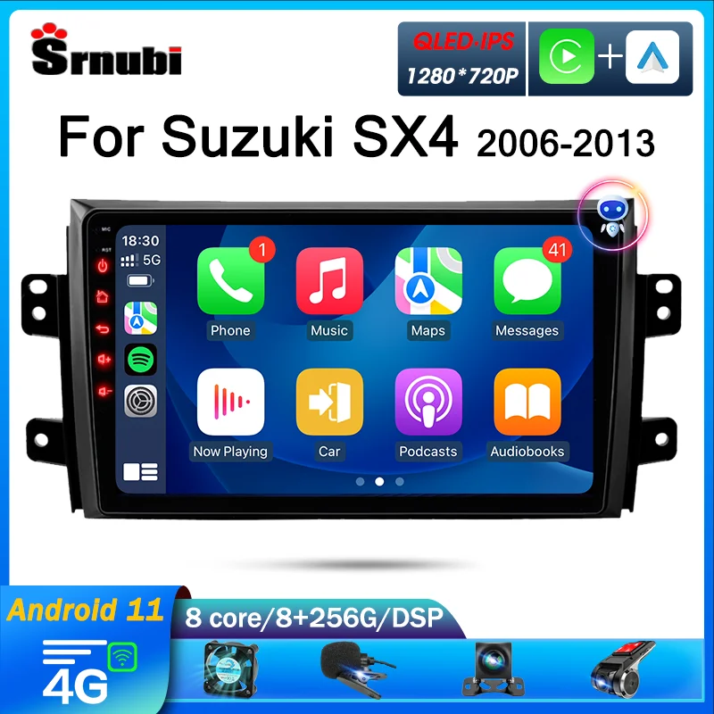 2Din Android 11 Car Radio for Suzuki SX4 2006-2013 Fiat Sedici 2005-2014 Multimedia Player Navigation Carplay autoradio Stereo
2Din Android 11 Car Radio for Suzuki SX4 2006-2013 Fiat Sedici 2005-2014 Multimedia Player Navigation Carplay autoradio Stereo