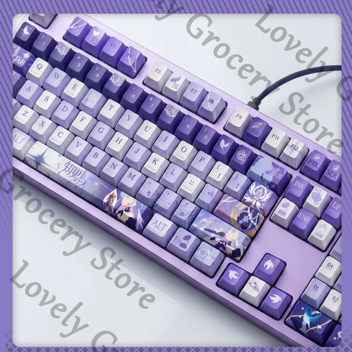 Anime Honkai: Star Rail Robin Cosplay Cartoon Side Engraved Keycap Keyboard Cap Accessories Original Factory Keycaps Model Gift
Anime Honkai: Star Rail Robin Cosplay Cartoon Side Engraved Keycap Keyboard Cap Accessories Original Factory Keycaps Model Gift