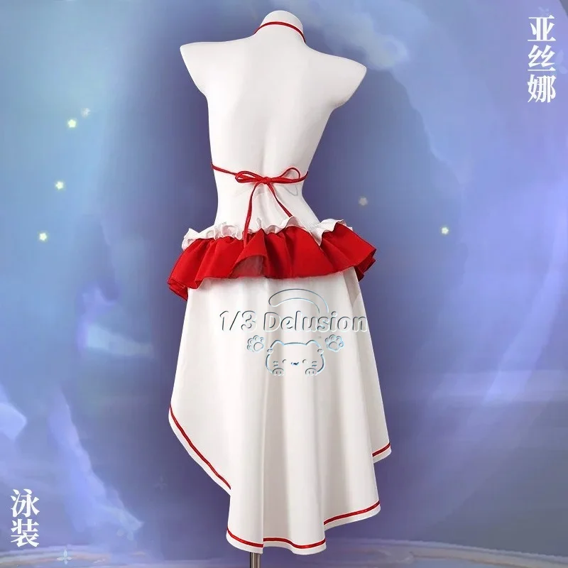 Sword Art Online Asuna Yuuki Cosplay Costume Red White Swimsuit Halloween Carnival Party Cosplay Full Set 1/3 Delusion
Sword Art Online Asuna Yuuki Cosplay Costume Red White Swimsuit Halloween Carnival Party Cosplay Full Set 1/3 Delusion