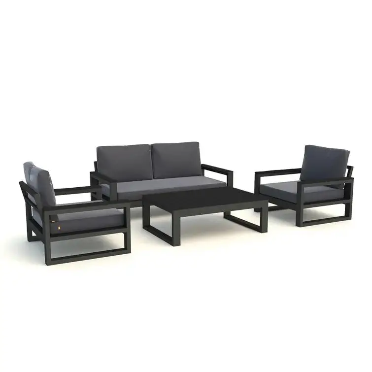 Metal Luxury Outdoor Aluminum Furniture Garden Waterproof Talk Set Terrace Simple Design Lounge Set Modern Patio Sofa
Metal Luxury Outdoor Aluminum Furniture Garden Waterproof Talk Set Terrace Simple Design Lounge Set Modern Patio Sofa