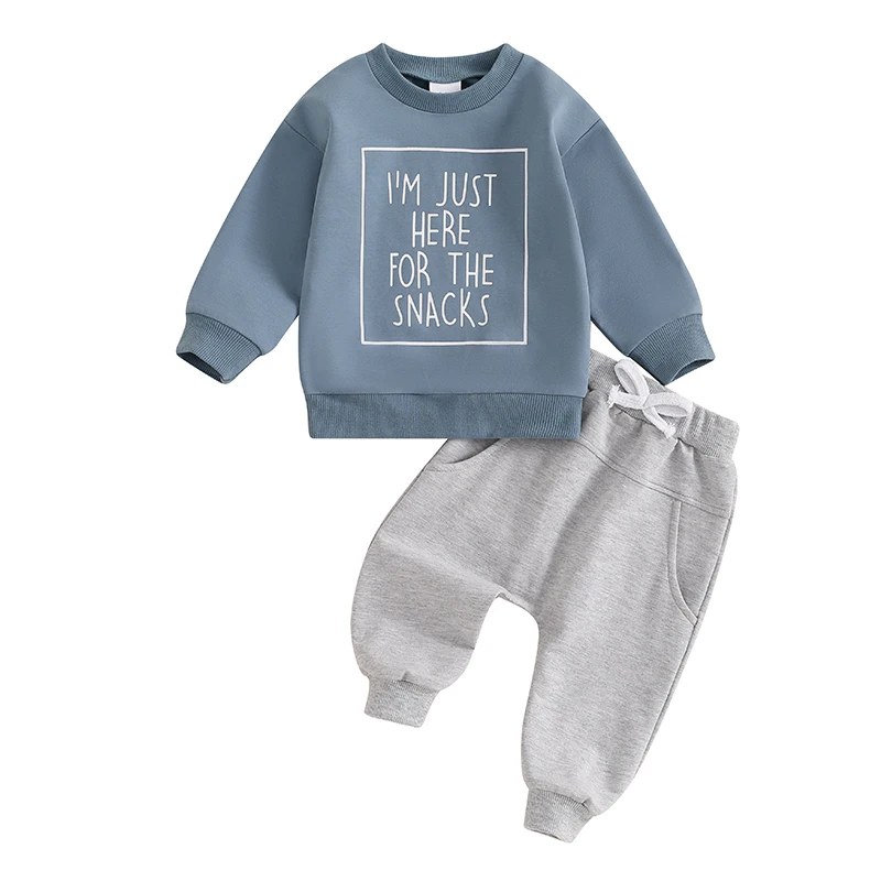 Toddler Boys Fall Outfits Letter Print Long Sleeve Sweatshirts and Long Pants 2Pcs Clothes Set
Toddler Boys Fall Outfits Letter Print Long Sleeve Sweatshirts and Long Pants 2Pcs Clothes Set