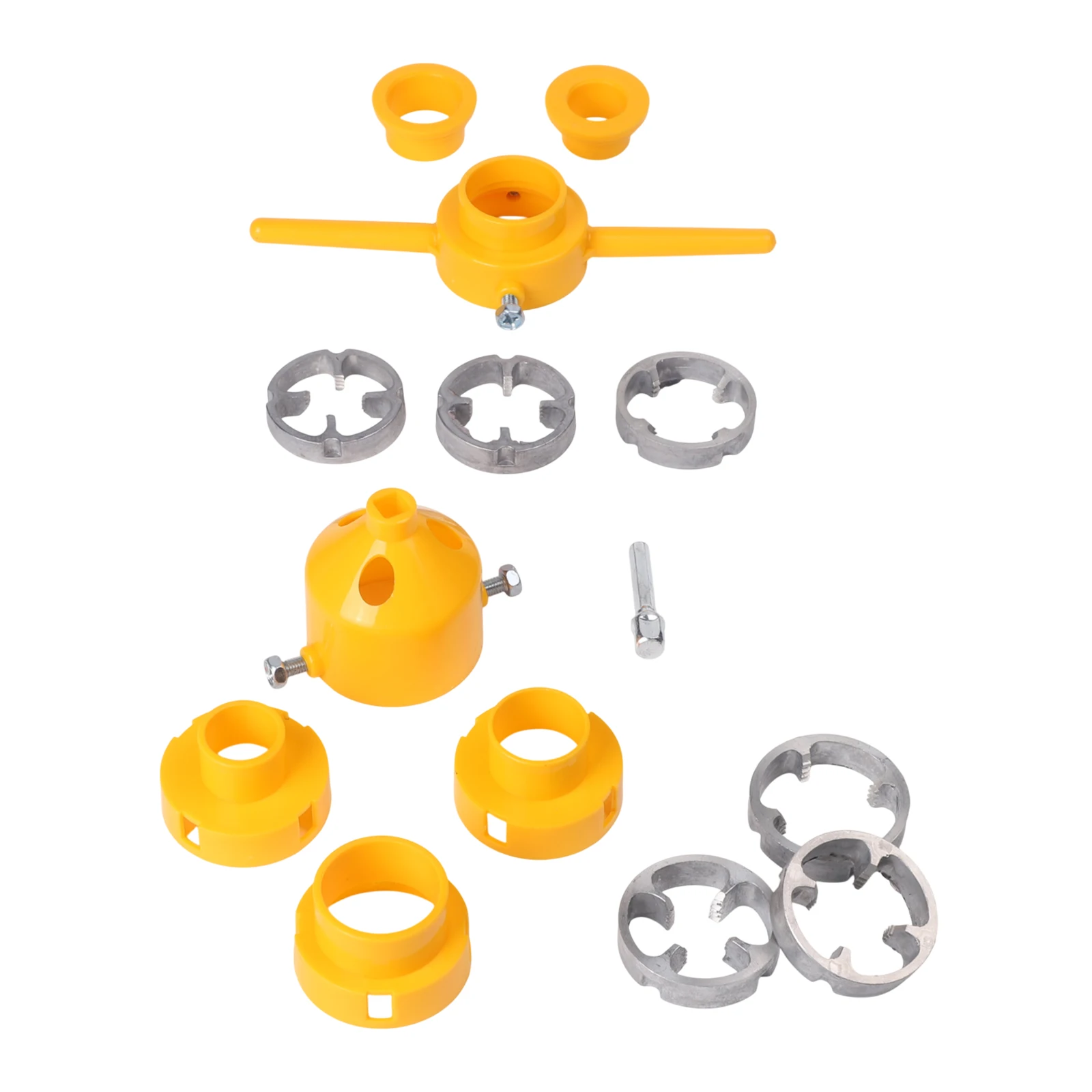 Инструмент для нарезания резьбы «сделай сам», машина для нарезания резьбы, эргономичная ручка, инструмент для ремонта дома, совместимость с несколькими размерами, эргономичная ручка, инструмент для труб 
Инструмент для нарезания резьбы «сделай сам», машина для нарезания резьбы, эргономичная ручка, инструмент для ремонта дома, совместимость с несколькими размерами, эргономичная ручка, инструмент для труб