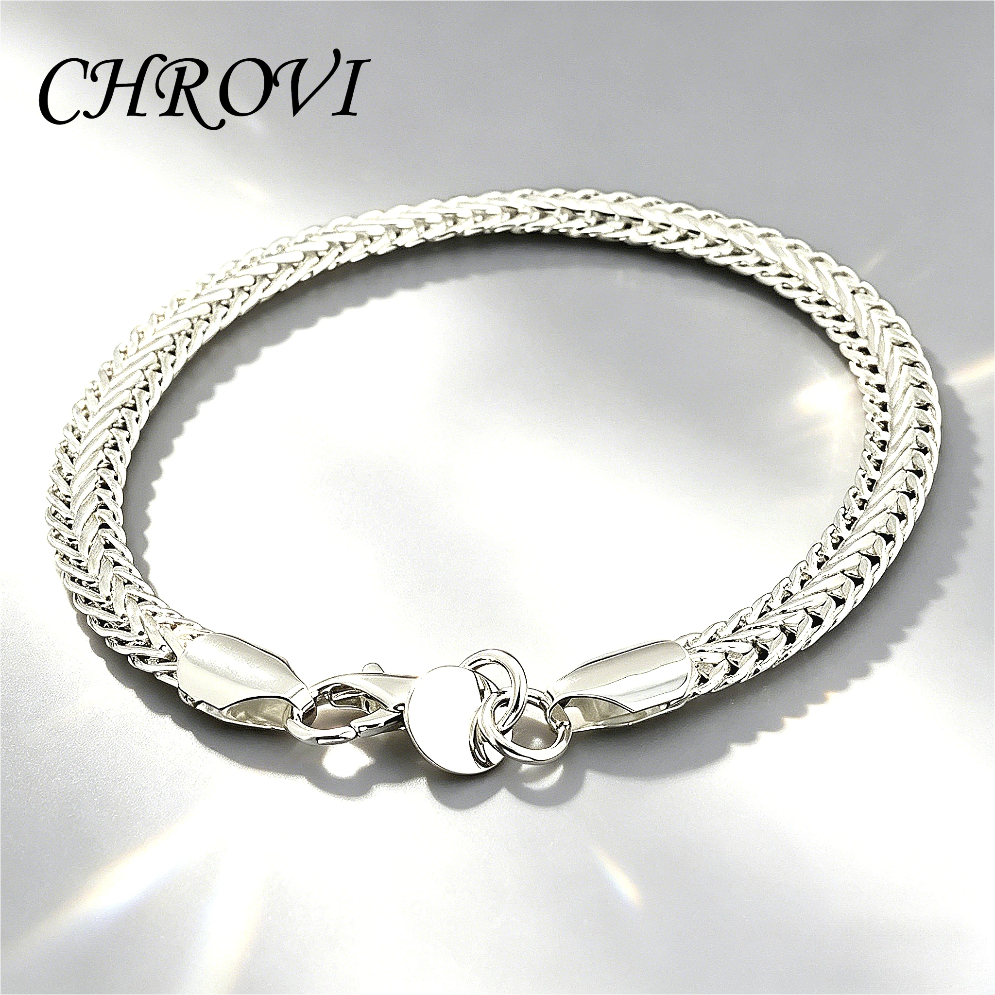 925 sterling silver 6mm flat snake bone chain bracelet, solid side chain for women and men, party gift
925 sterling silver 6mm flat snake bone chain bracelet, solid side chain for women and men, party gift