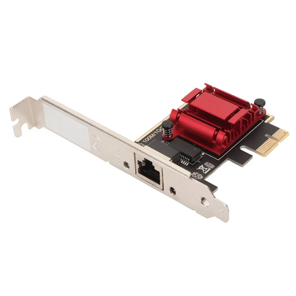 2.5G PCIe Network Adapter RJ45 Port 10 100 1000 2500Mbps Gigabit Network Adapter RTL8125B Chip Ethernet Card Desktop Computer
2.5G PCIe Network Adapter RJ45 Port 10 100 1000 2500Mbps Gigabit Network Adapter RTL8125B Chip Ethernet Card Desktop Computer