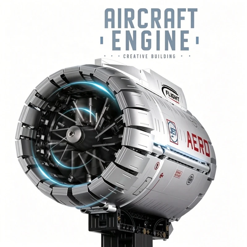 1786PCS Turbofan Engine Building Blocks Mini Bricks Educational Science Model Assembly Toy Gift For Boys
1786PCS Turbofan Engine Building Blocks Mini Bricks Educational Science Model Assembly Toy Gift For Boys