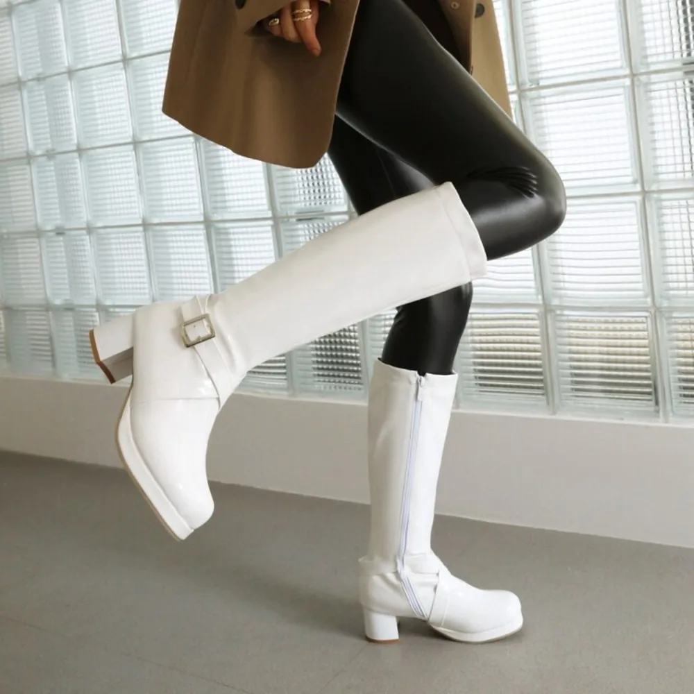 2026 New Fashion Women's Long Boots PU Thin Heel Side Zipper Lace-up Woman shoes(White/Black/Green/Yellow/Orange/Red/Purplea)
2026 New Fashion Women's Long Boots PU Thin Heel Side Zipper Lace-up Woman shoes(White/Black/Green/Yellow/Orange/Red/Purplea)