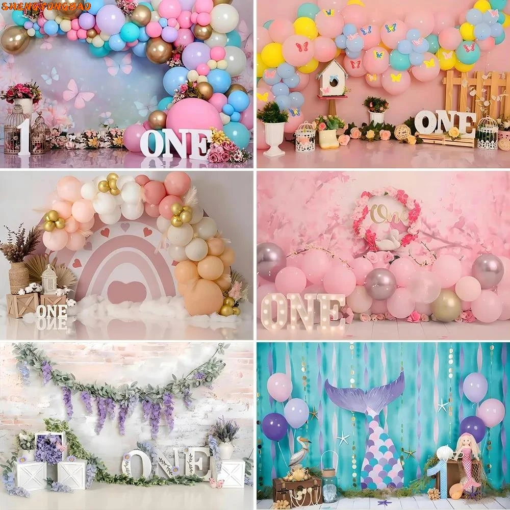Newborn Baby 1st Birthday Party Backdrop Balloon Flowers Bohemian Cake Table Decor Photography Background Photo Props
Newborn Baby 1st Birthday Party Backdrop Balloon Flowers Bohemian Cake Table Decor Photography Background Photo Props