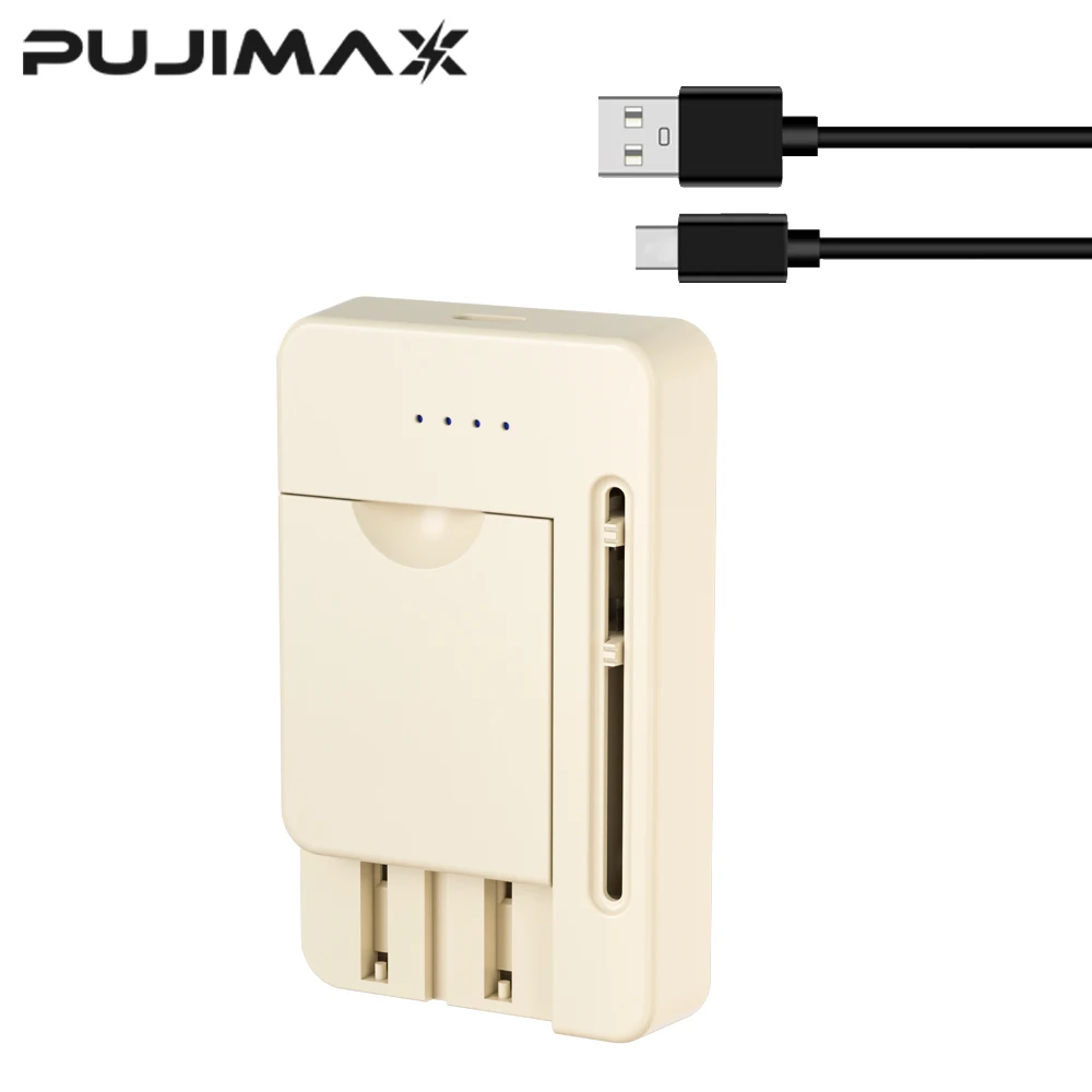 PUJIMAX 3.7V Mobile Battery Charger Universal LED Indicator Light USB-Port Battery Charger For 3.7V BL-5C BN1 BG1 BX1 Battery
PUJIMAX 3.7V Mobile Battery Charger Universal LED Indicator Light USB-Port Battery Charger For 3.7V BL-5C BN1 BG1 BX1 Battery