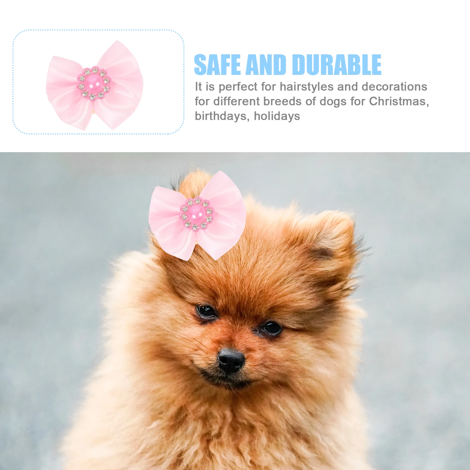 20 Pcs Pet Hair Tie Headband Headgear Puppy Accessories for Dogs Polyester Headbands
20 Pcs Pet Hair Tie Headband Headgear Puppy Accessories for Dogs Polyester Headbands