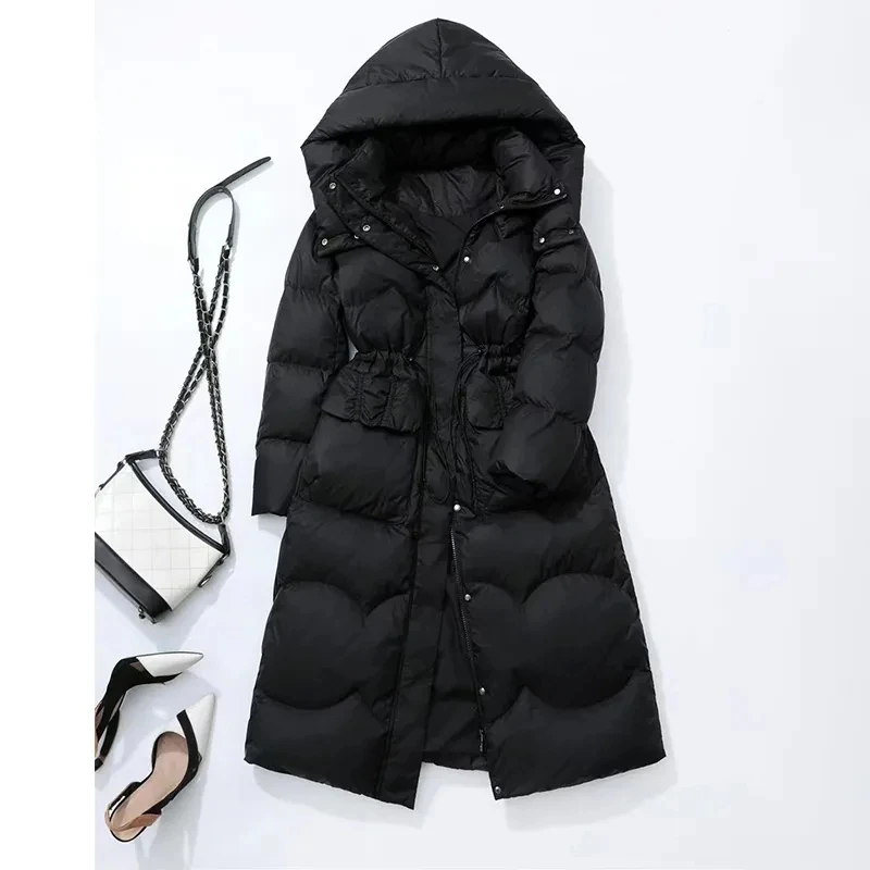 Winter Jacket Womens 2023 New Parka Hooded Thicken Slim Down Cotton Coat Solid Color Long Female Outerwear Fashion Padded Coats
Winter Jacket Womens 2023 New Parka Hooded Thicken Slim Down Cotton Coat Solid Color Long Female Outerwear Fashion Padded Coats