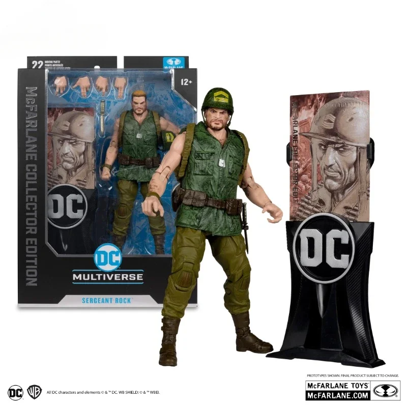 McFarlane DC Multiverse коллекционное издание, оригинальная фигурка Sgt.Rock, игрушки для мальчиков и девочек, детские подарки на день рождения
McFarlane DC Multiverse коллекционное издание, оригинальная фигурка Sgt.Rock, игрушки для мальчиков и девочек, детские подарки на день рождения