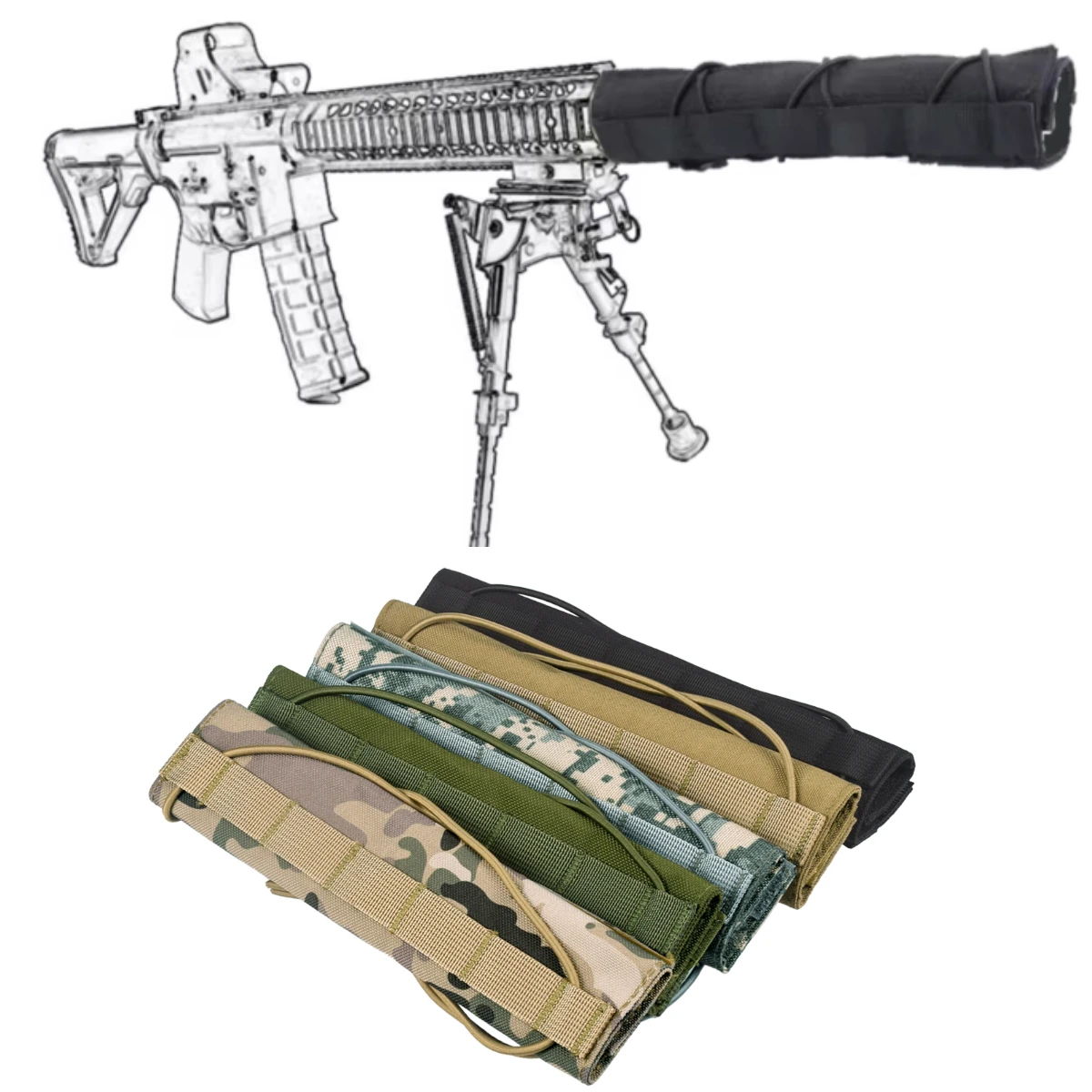 Охотничьи аксессуары, глушитель для стрельбы, теплозащитный чехол, защитная перегородка, чехол для страйкбола, воздушный снайперский пистолет
Охотничьи аксессуары, глушитель для стрельбы, теплозащитный чехол, защитная перегородка, чехол для страйкбола, воздушный снайперский пистолет