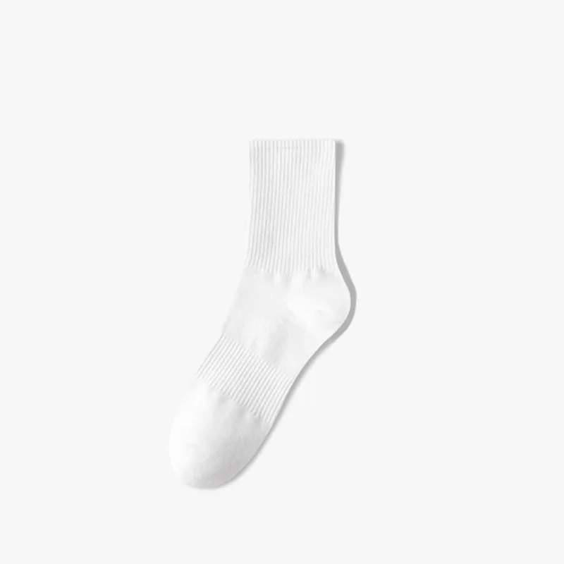 Men's and Women's White Cotton Socks, Black and White Gray Mid-calf Socks, Four-season Thin Style, High Elastic Sports Socks
Men's and Women's White Cotton Socks, Black and White Gray Mid-calf Socks, Four-season Thin Style, High Elastic Sports Socks