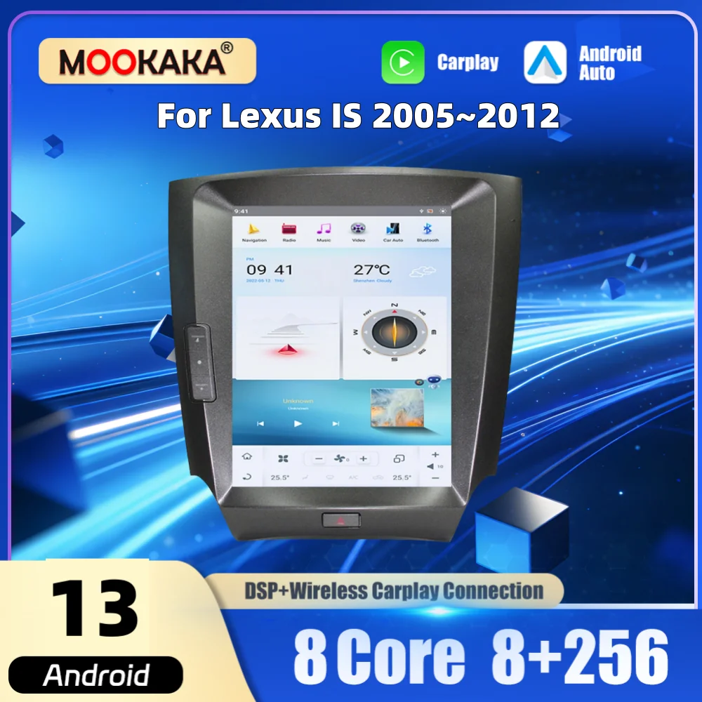 10.4 inch Qualcomm Car Multimedia Player Android Screen For Lexus IS 2005~2012 Car Radio Stereo GPS Navi CarPlay Auto Head Unit
10.4 inch Qualcomm Car Multimedia Player Android Screen For Lexus IS 2005~2012 Car Radio Stereo GPS Navi CarPlay Auto Head Unit