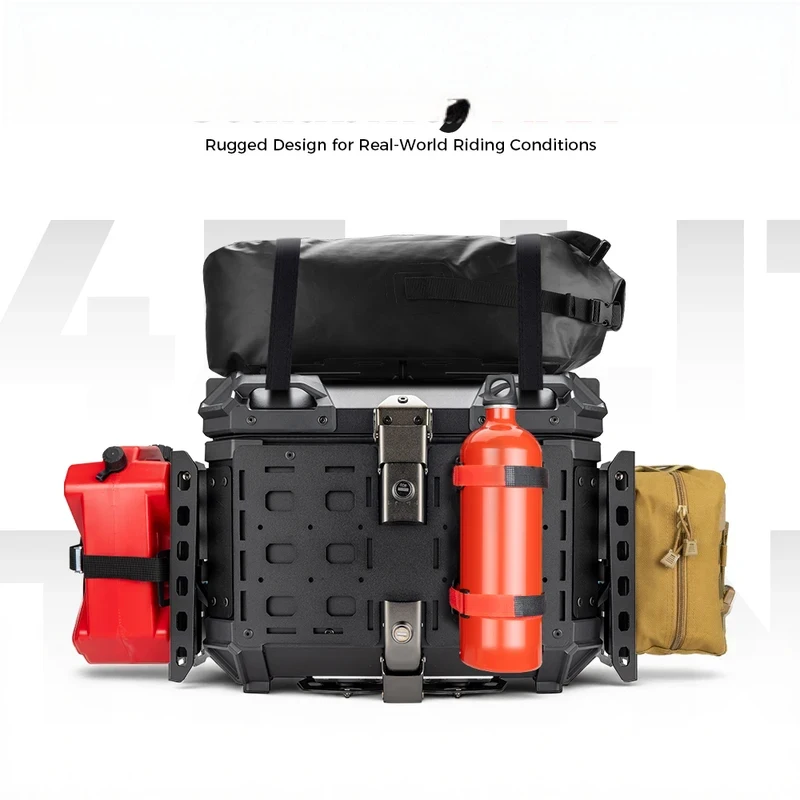 Motorcycle Tactical Aluminum Rear Luggage Trunk Storage Box with Panel Organizer Helmet
Motorcycle Tactical Aluminum Rear Luggage Trunk Storage Box with Panel Organizer Helmet