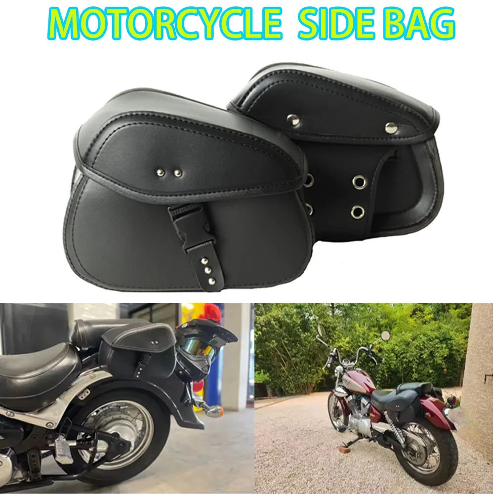 Motorcycle Side Backseat Saddle Bag PU Leather Waterproof Storage Pouch Universal Accessories For Harley Suzuki Kawasaki Yamaha
Motorcycle Side Backseat Saddle Bag PU Leather Waterproof Storage Pouch Universal Accessories For Harley Suzuki Kawasaki Yamaha