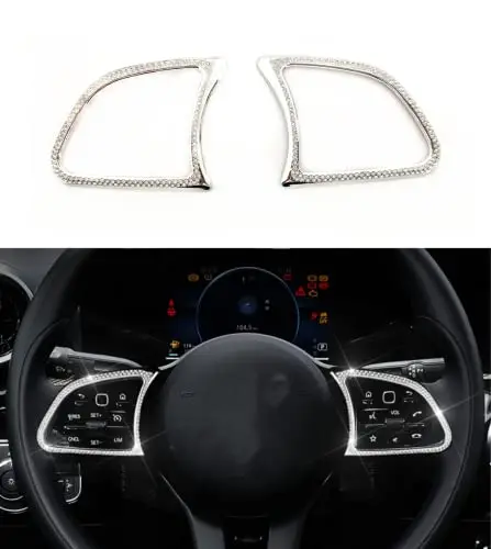 Rhinestone Steering Wheel Button Trim Frame For Sedan SUV 2020–2025 Aluminum Alloy Decorative Cover
Rhinestone Steering Wheel Button Trim Frame For Sedan SUV 2020–2025 Aluminum Alloy Decorative Cover